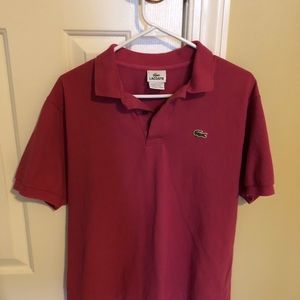 Purple Lacoste medium polo